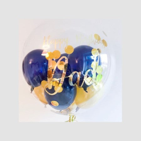Personalised Bubble Balloon and Matching Balloon Bouquet I Collection Ruislip I My Dream Party Shop