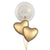 Happy Christening and Heart Helium Bouquet I Helium Balloons for Collection Ruislip I My Dream Party Shop
