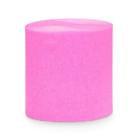 Hot Pink Crepe Streamer I Pink Party Decorations I My Dream Party Shop UK