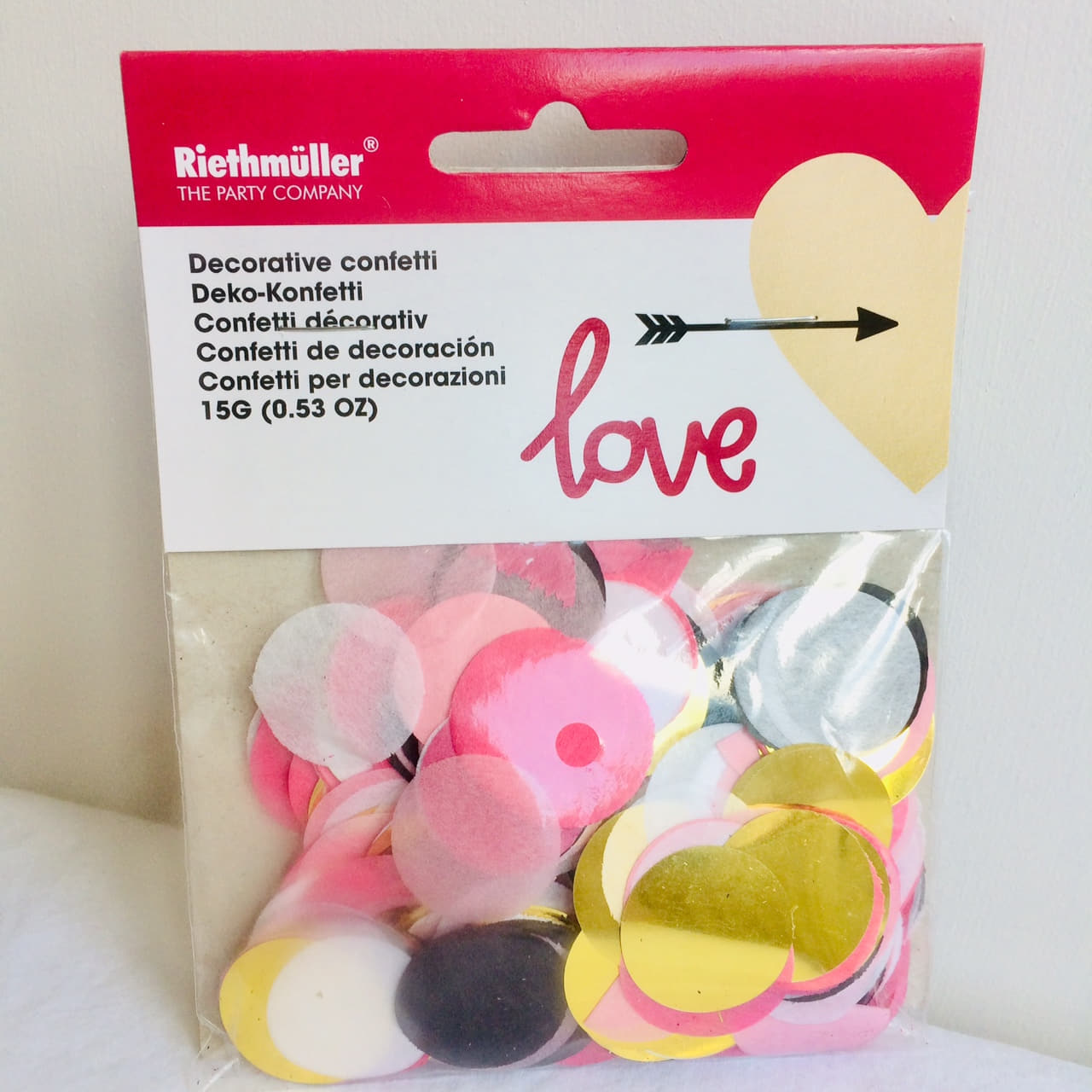 Pink, White, Black and Gold Confetti I Party Table Confetti Decorations I My Dream Party Shop UK