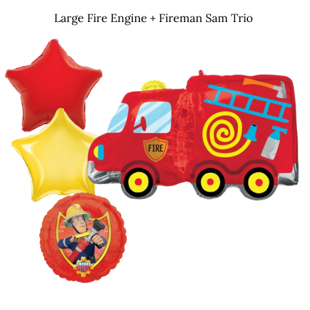 Fireman Balloon Sets I Helium Balloons Ruislip I My Dream Party Shop