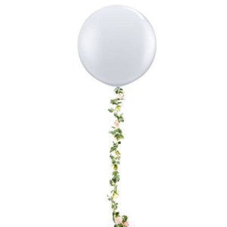 Artificial Light Pink Rose Balloon Tail I Party Flower Decorations I My Dream Party Shop I UK