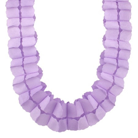 Lilac Four Leaf Clover Tissue Paper Garland I Lilac Party Decorations I My Dream Party Shop I UK