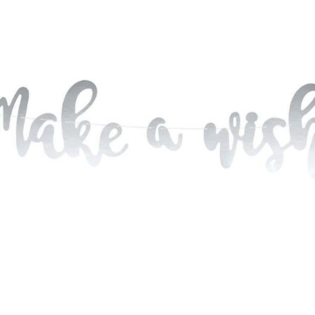 Unicorn Make a Wish Banner I Unicorn Party Supplies I My Dream Party Shop UK