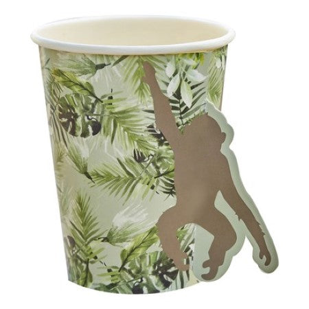 Monkey Paper Party Cups I Jungle Party Supplies I My Dream Party Shop UK