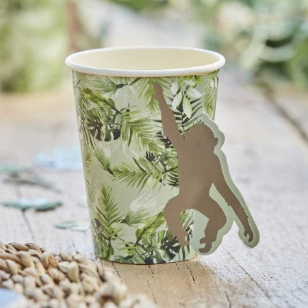 Monkey Party Cups I Jungle Party Decorations I My Dream Party Shop UK