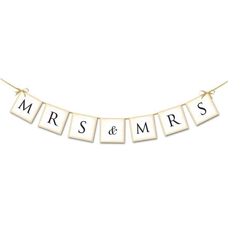 Just Married Banner Car Decorations, Gold Glitter Just Married Sign Garland  For Bridal Shower Decorations, Photo Props And Car Decorations