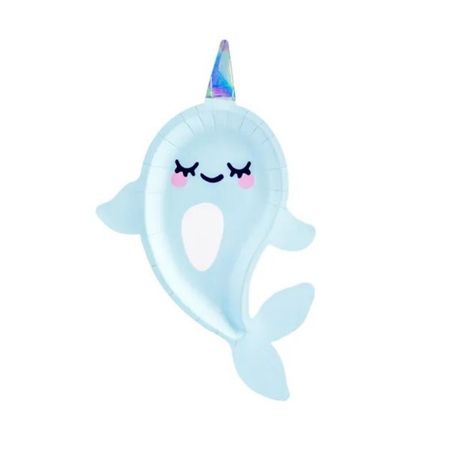Narwhal Party Plates I Narwhal Party Supplies I My Dream Party Shop UK