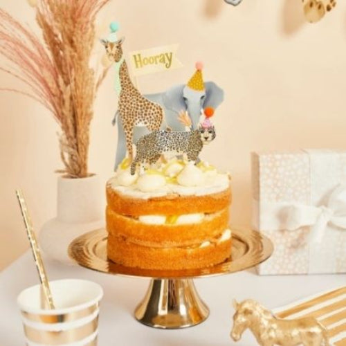 Party Animals Cake Toppers I Wild One Party Supplies I My Dream Party Shop UK