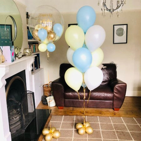 Bespoke Bubble Balloon and Matching Balloon Bouquet I Collection Ruislip I My Dream Party Shop