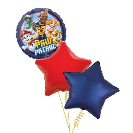 Paw Patrol Trio of Helium Balloons I Helium Balloons for Collection Ruislip I My Dream Party Shop UK