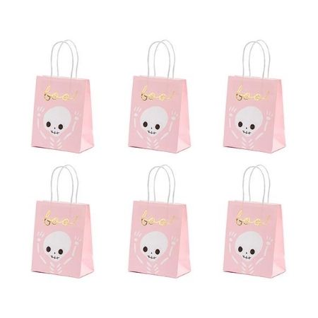 Pink Boo Halloween Treat Bags I Halloween Party Supplies I My Dream Party Shop UK