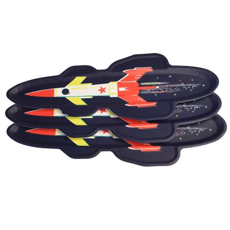 Rocket Shaped Party Platters I Space Party Supplies I My Dream Party Shop UK