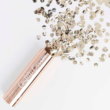 Rose Gold Confetti Cannon I Wedding Supplies I My Dream Party Shop Ruislip