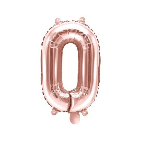 Rose Gold Number 0 Balloon I Rose Gold Foil Numbers Balloons I UK