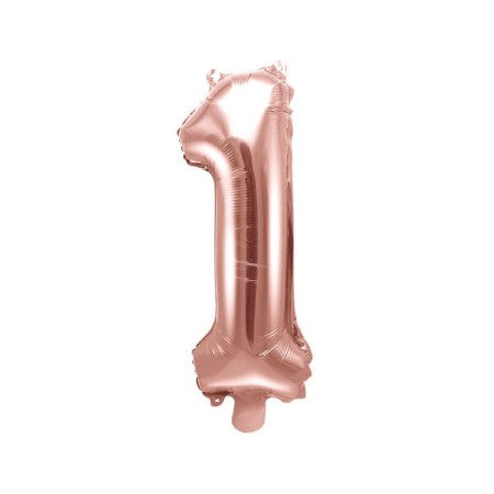 Rose Gold Number 1 Balloon I Rose Gold Foil Numbers Balloons I UK