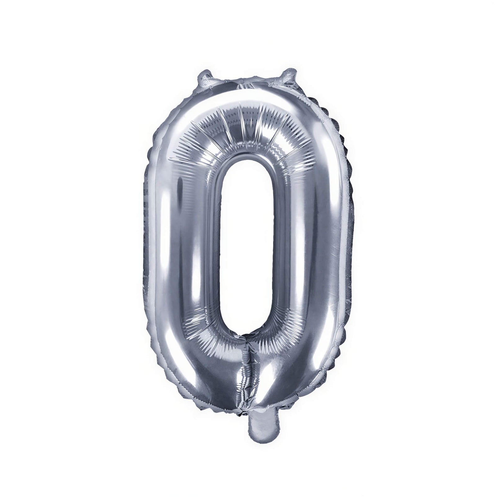 Small Silver Foil Number 0 Balloons 14 Inches I My Dream Party Shop I UK