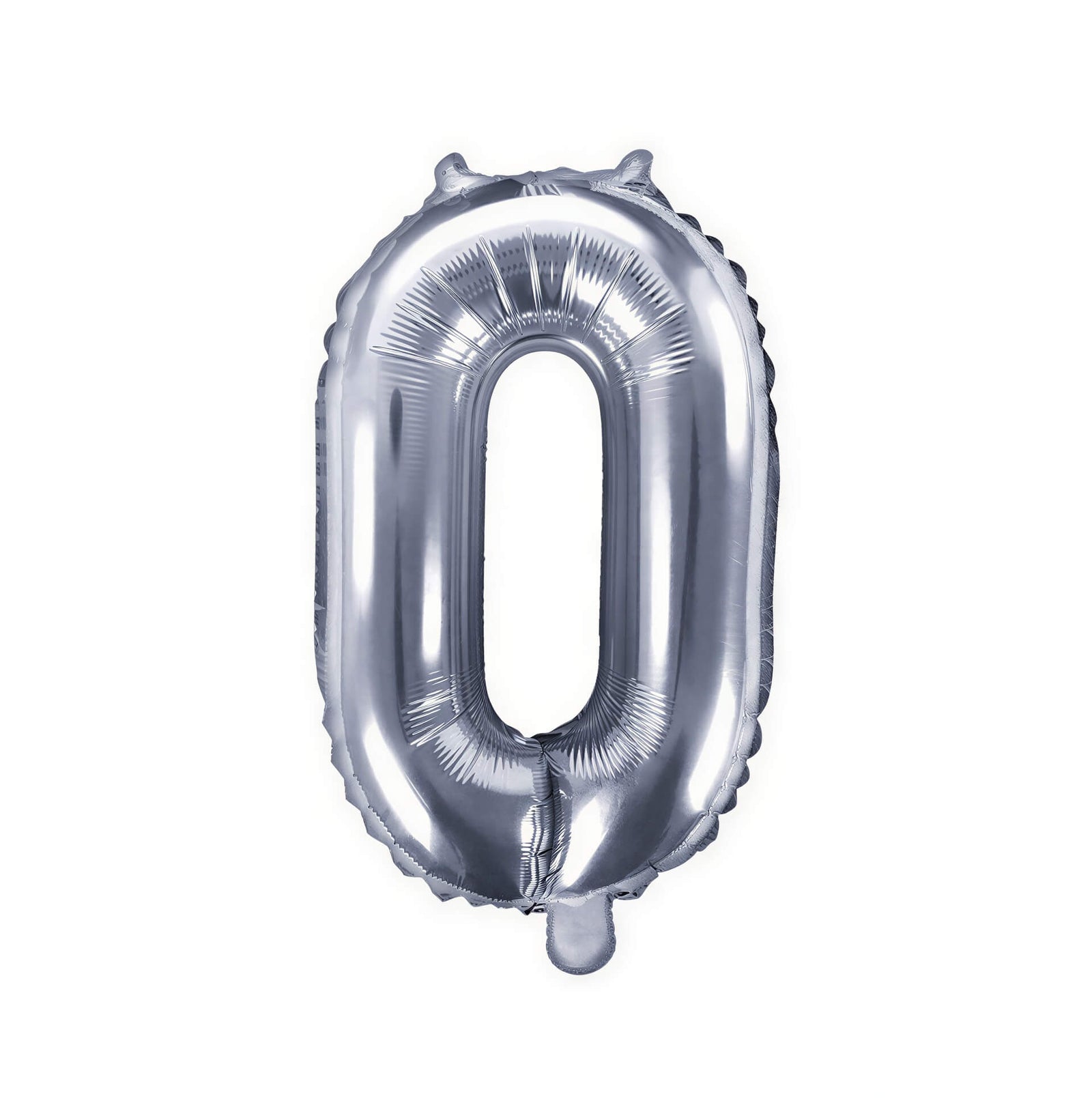 Small Silver Foil Number 0 Balloons 14 Inches I My Dream Party Shop I UK