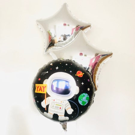 Space Foil Balloons Inflated for collection I My Dream Party Shop Ruislip