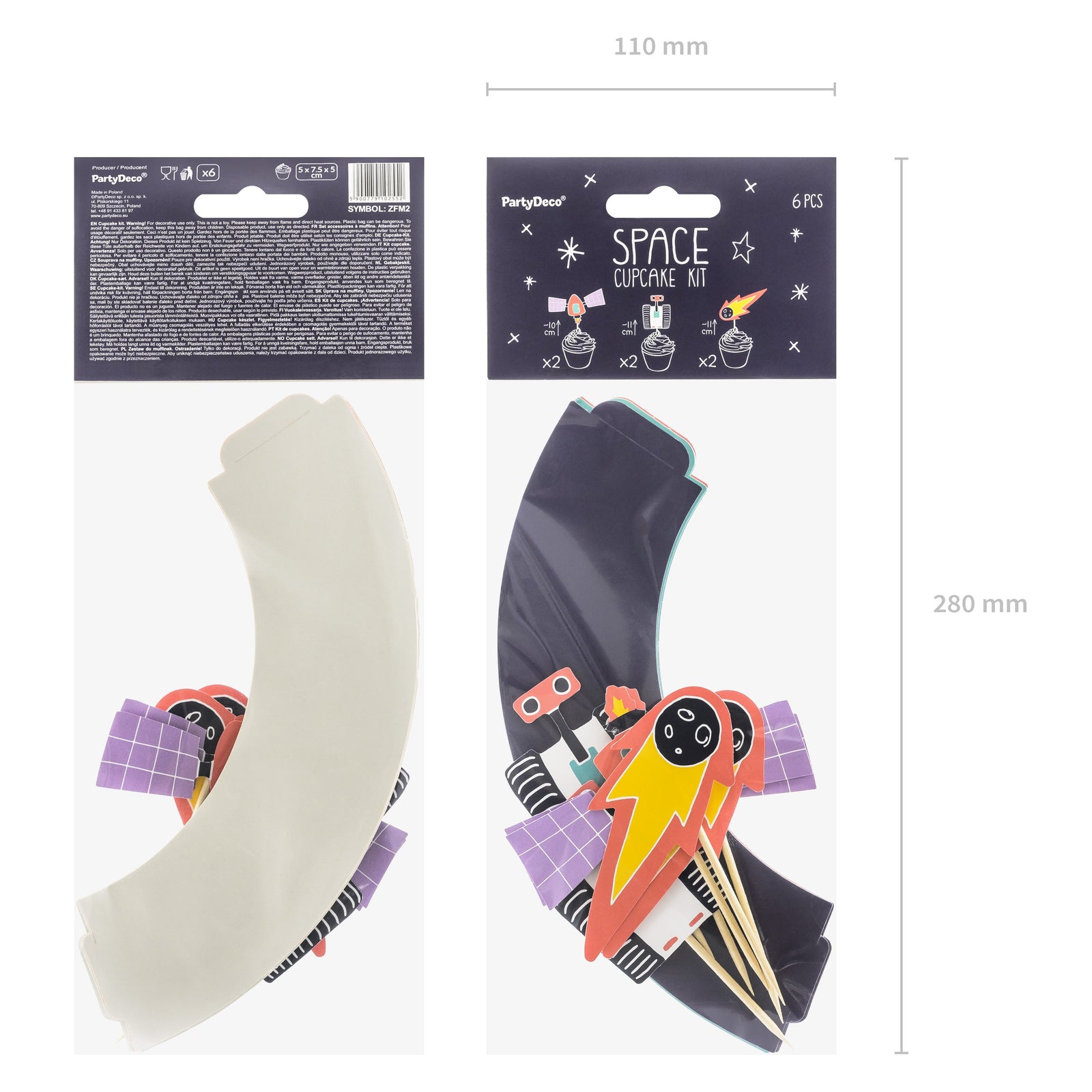 Space Cupcake Kit I Space Party Decorations I My Dream Party Shop UK