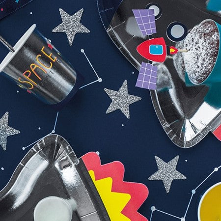 Silver Space Party Cups I Space Party Supplies I My Dream Party Shop I UK