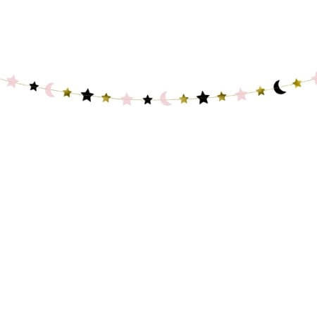 Moon and Stars Garland I Baby Shower Decorations I UK