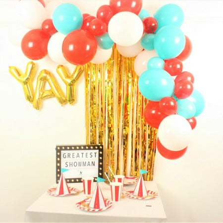 The Greatest Showman Circus Themed Balloon Garland Cloud Kit I My Dream Party Shop I UK