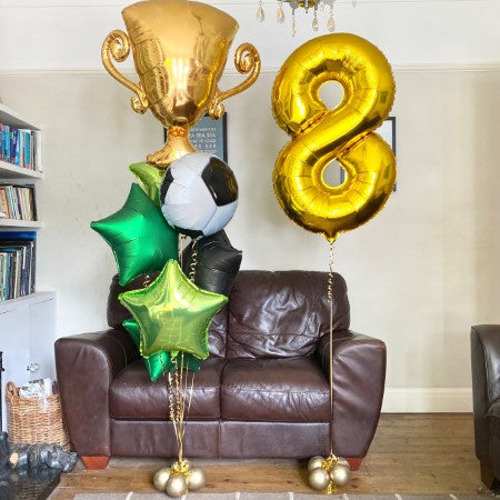 Football Themed Helium Balloon Bouquets I Helium Balloons Ruislip I My Dream Party Shop