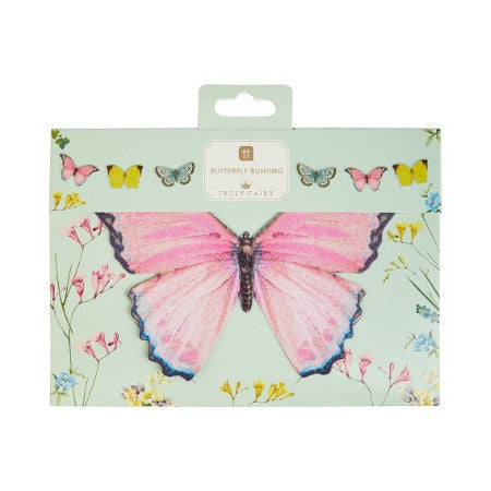 Truly Fairy Butterfly Bunting I Woodland Party Supplies I My Dream Party Shop