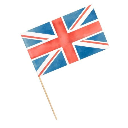 Union Jack Paper Hand Flags I VE Day Decorations I My Dream Party Shop UK