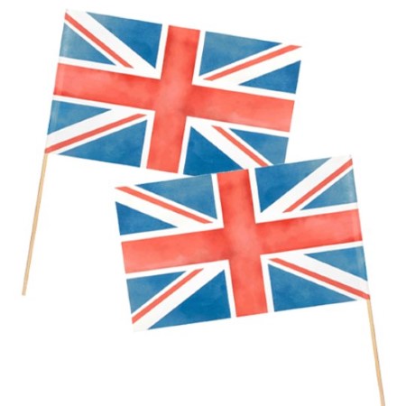 Union Jack Hand Flags I Union Jack Decorations I My Dream Party Shop UK