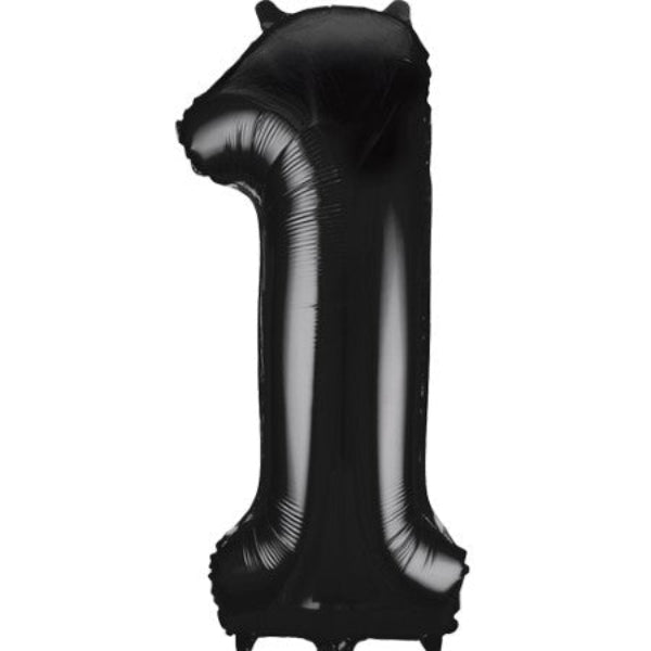 Giant Black Foil Number 1 Balloon 34 Inches I Party Balloons I My Dream Party Shop UK