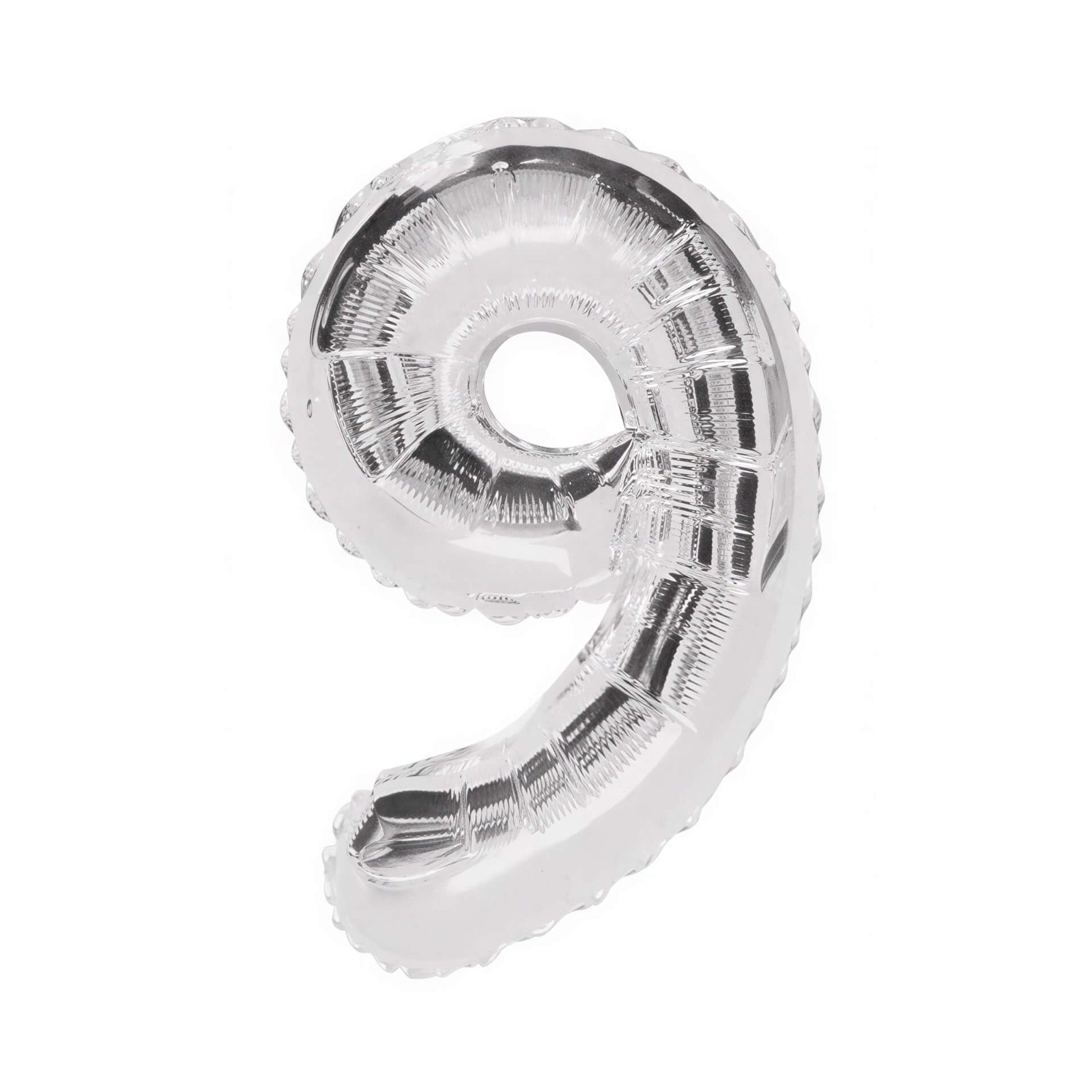 Gigantic Silver Foil Number Balloons, 34 Inches I Silver Number Nine Balloon I UK