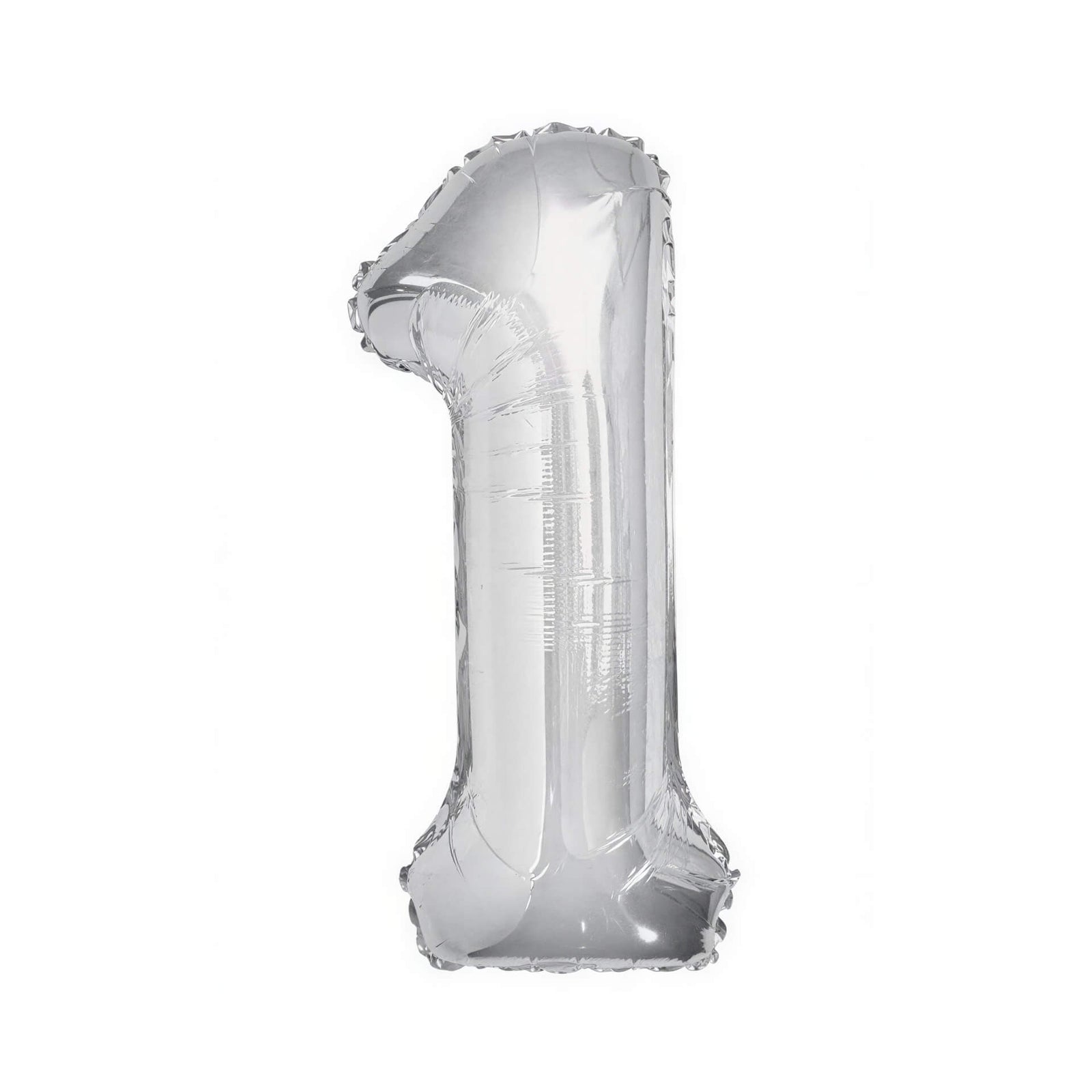 Gigantic Silver Foil Number Balloons, 34 Inches I Silver Number One Balloon I UK