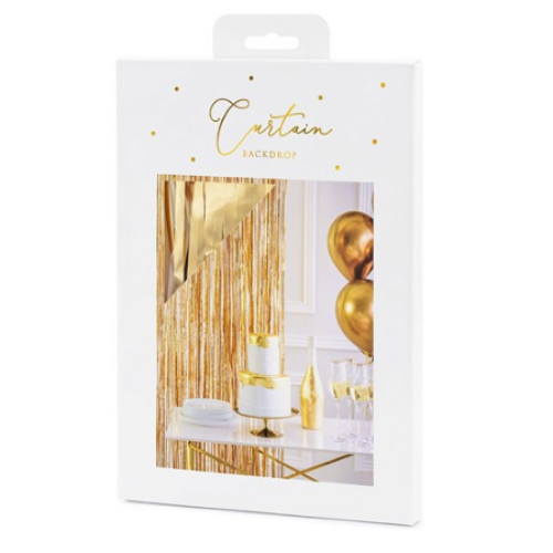 Matt Vintage Gold Door Curtain I Gold Party Decorations I My Dream Party Shop