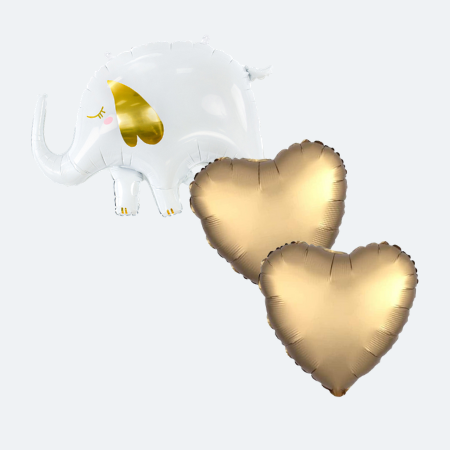 New Baby Elephant Helium Balloon Set I Balloons for Collection Ruislip I My Dream Party Shop