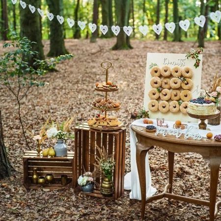 White Heart Garland I Anniversary Decorations I My Dream Party Shop UK