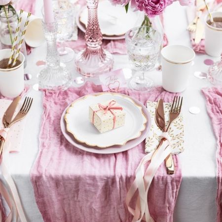 White and Gold Rim Party Plates I Wedding Tableware I My Dream Party Shop UK