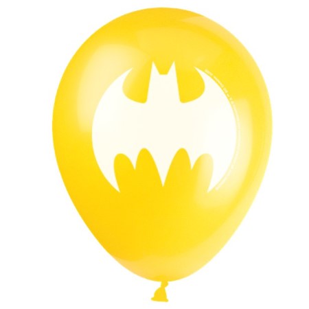 Yellow Batman Latex Balloons I Superhero Party Decorations I My Dream Party Shop