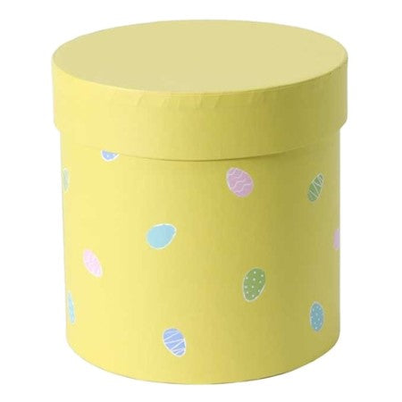 Yellow Easter Egg Hat Box I Easter Party Supplies and Decorations