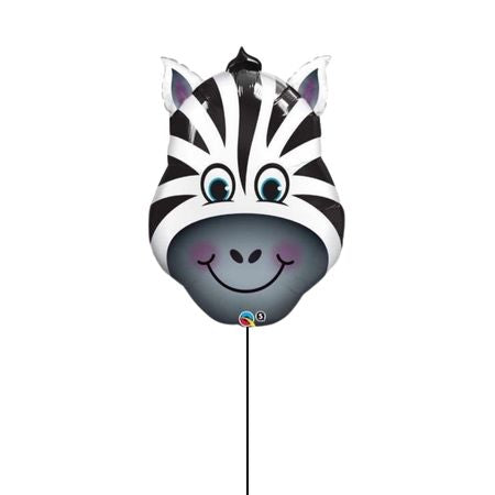 Zebra Head Helium Balloon I Balloons for Collection Ruislip I My Dream Party Shop