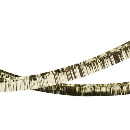 Gold Foiled Fringe Garland Decoration I Modern Gold Party Decorations I My Dream Party Shop UK
