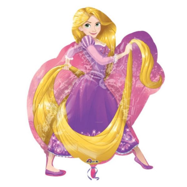 Tangled Rapunzel Party Pack For 16 – Includes Plates, Napkins, Table Cover & Birthday Sash