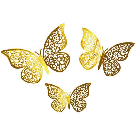 Gold Butterfly Decorations I Fairy Party Decorations I My Dream Party Shop UK