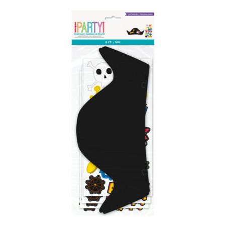 Customisable Pirate Party Hats I Pirate Party Supplies I My Dream Party Shop UK