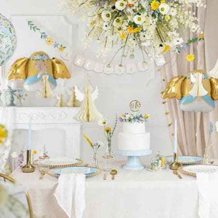 Angel Foil Balloon I Christening Party Decorations