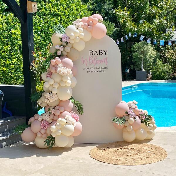 Baby in Bloom Balloon Arch I Baby Shower Balloons Ruislip I My Dream Party Shop