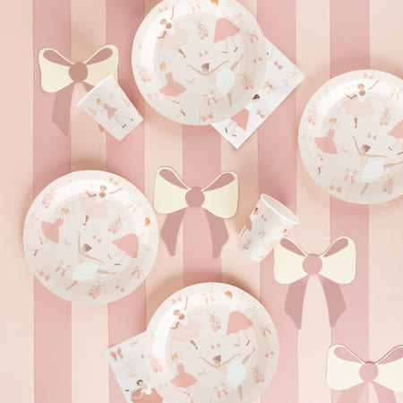 Pink Ballerina Party Plates I Ballerina Party Decorations I My Dream Party Shop UK