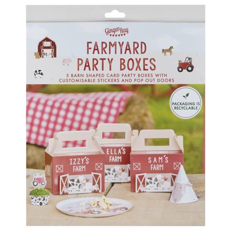 Customisable Farm Party Boxes I Farm Party Supplies I My Dream Party Shop UK