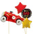 Best Dad Ever Retro Red Car Father's Day Helium Bouquet I My Dream Party Shop Ruislip